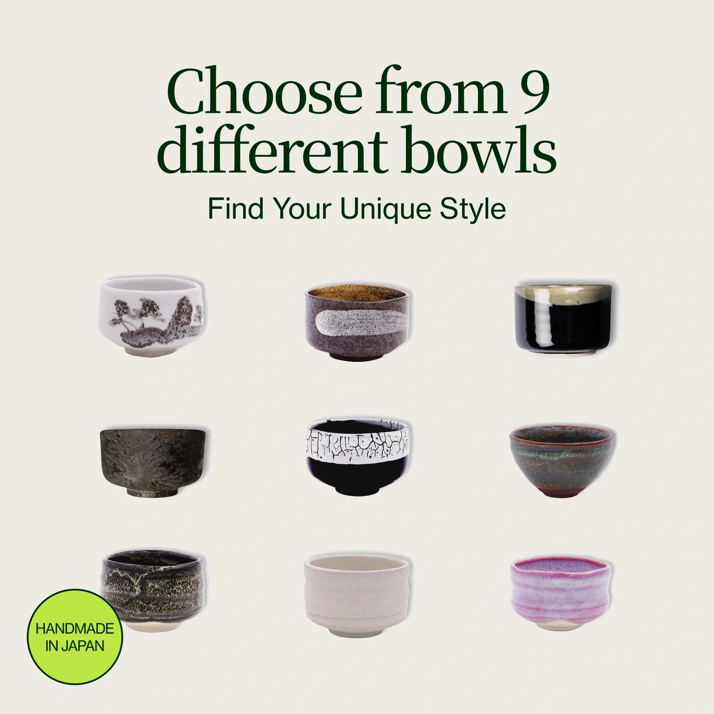 Matcha Tea Sampler 21 Pack with Matcha Whisk and Matcha Bowl