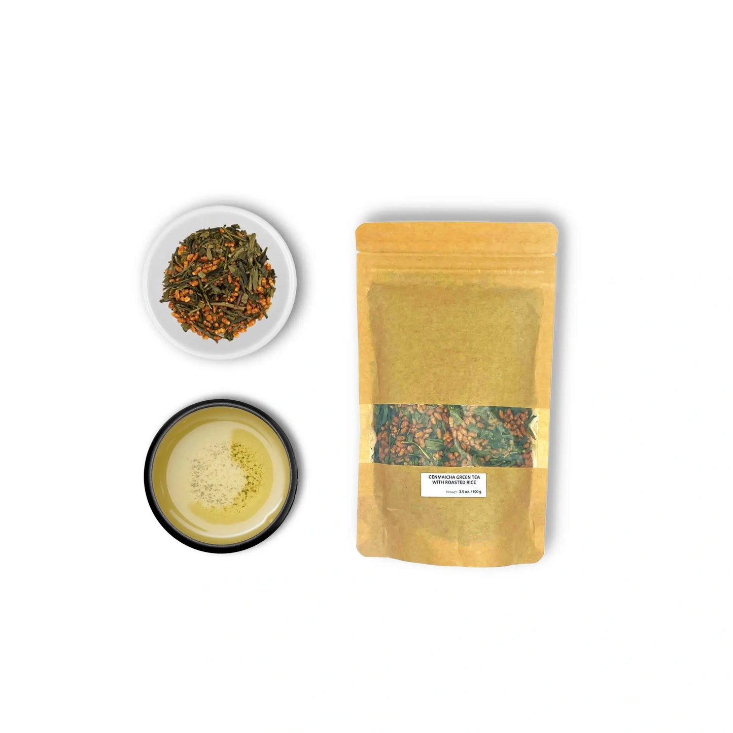Genmaicha zielona herbata z prażonym ryżem