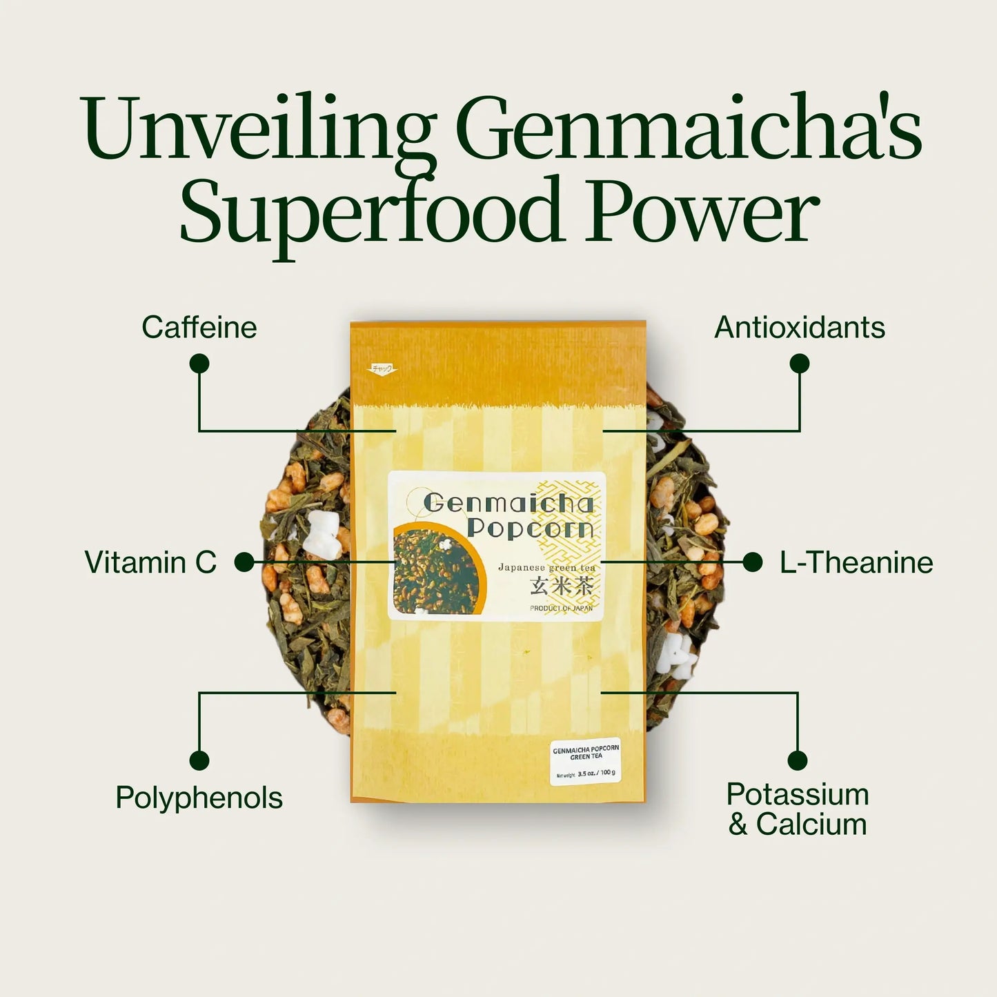 Genmaicha Popcorn Zielona Herbata