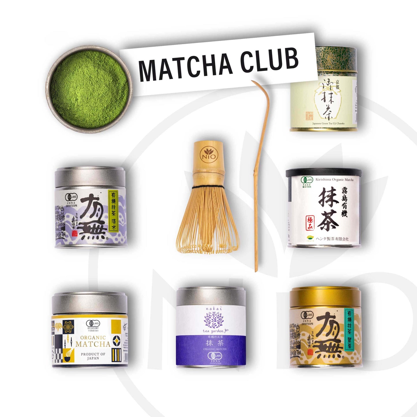 Miesięczny Klub Matcha z darmową trzepaczką Matcha i Chashaku
