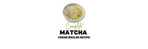 creme brulee z matchą