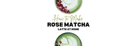 Latte Z Różą Matcha