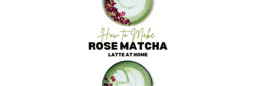 Latte Z Różą Matcha
