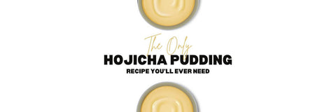 Hojicha przepis na pudding