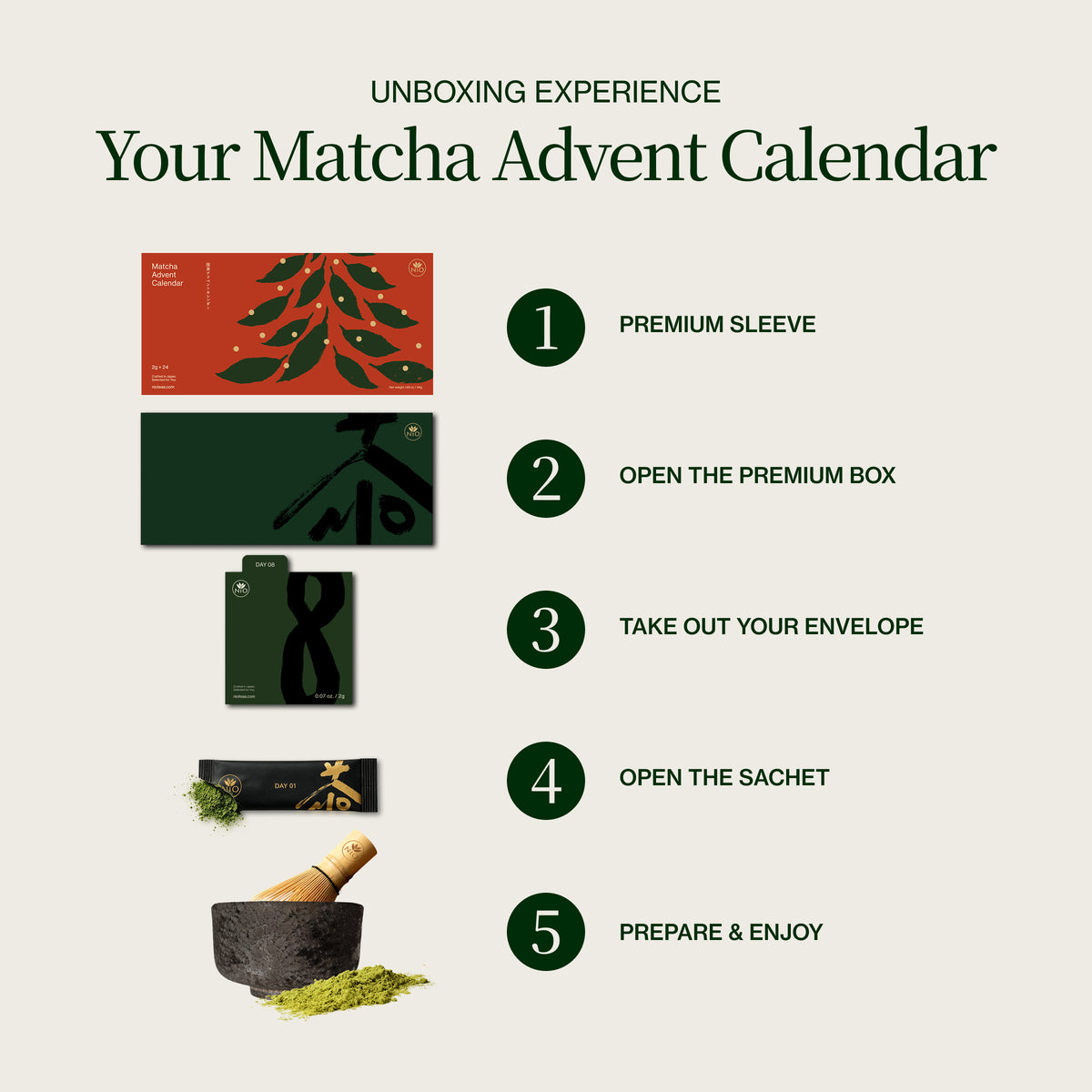 Kalendarz adwentowy Matcha 2026