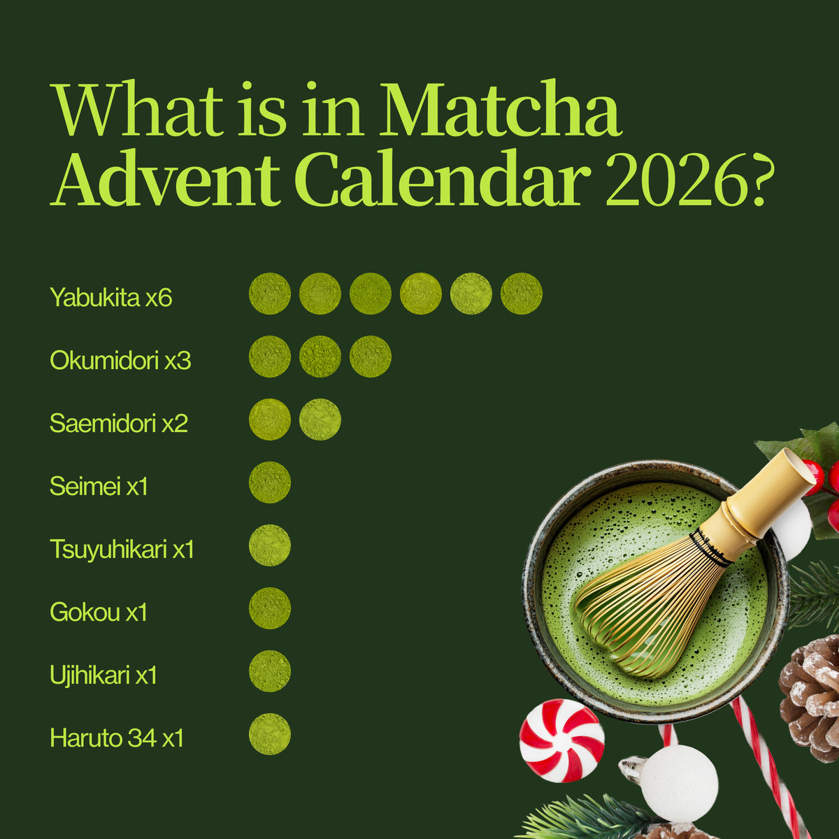 Kalendarz adwentowy Matcha 2026