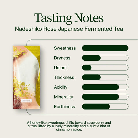 Japońska herbata fermentowana Nadeshiko Rose