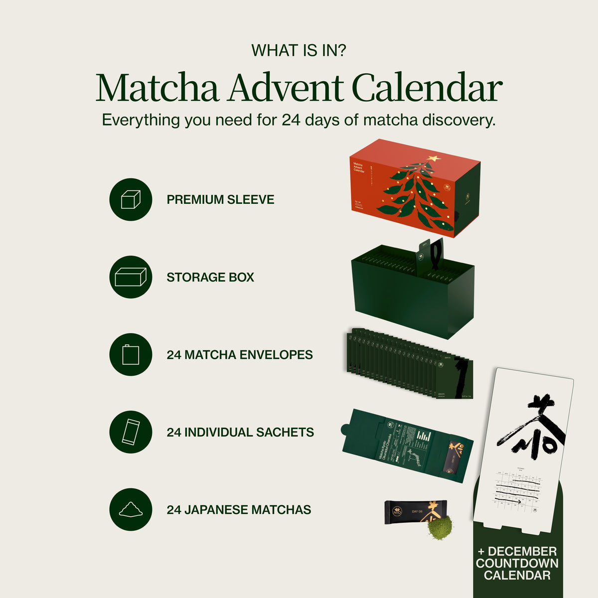 Kalendarz adwentowy Matcha 2026